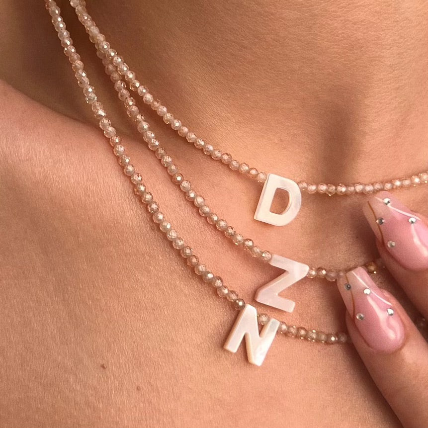 Ocean Initial Necklace