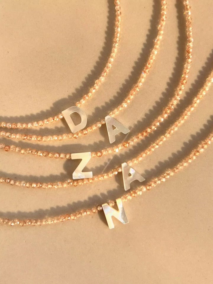 Ocean Initial Necklace