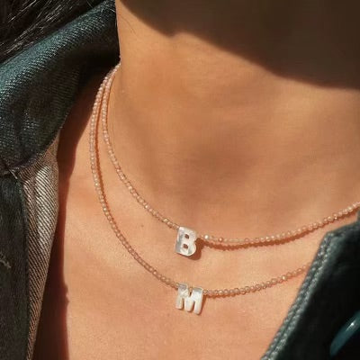 Ocean Initial Necklace