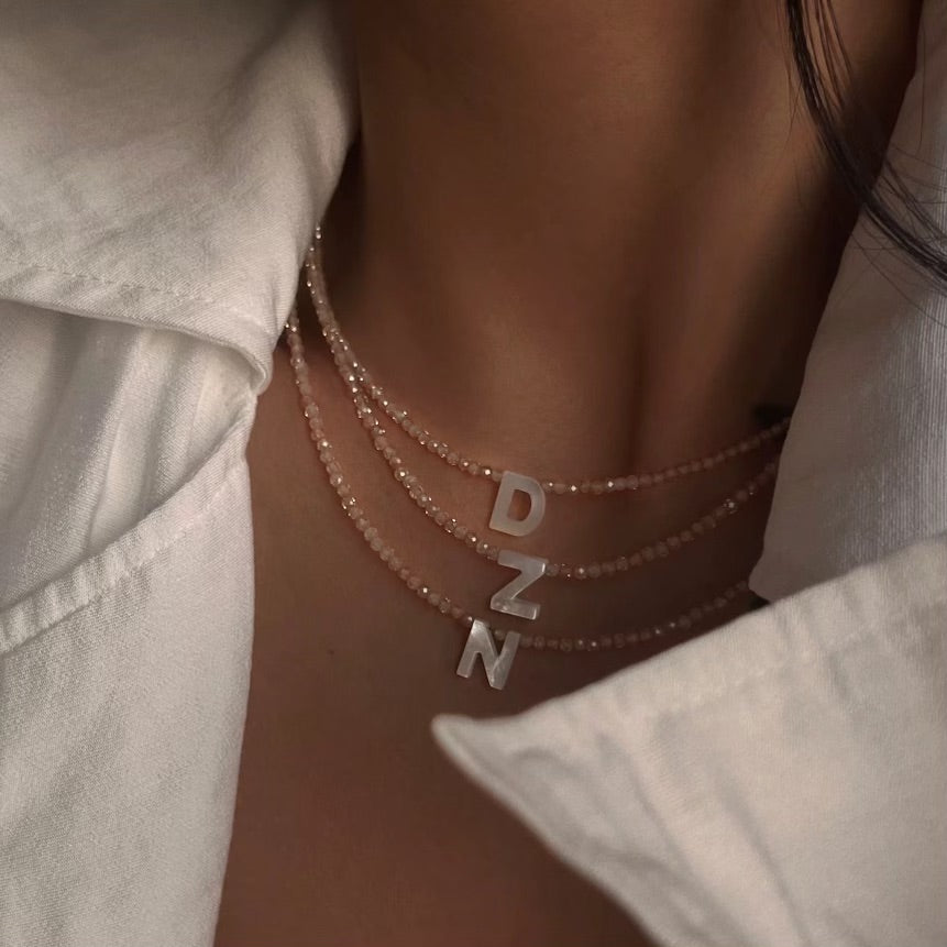 Ocean Initial Necklace