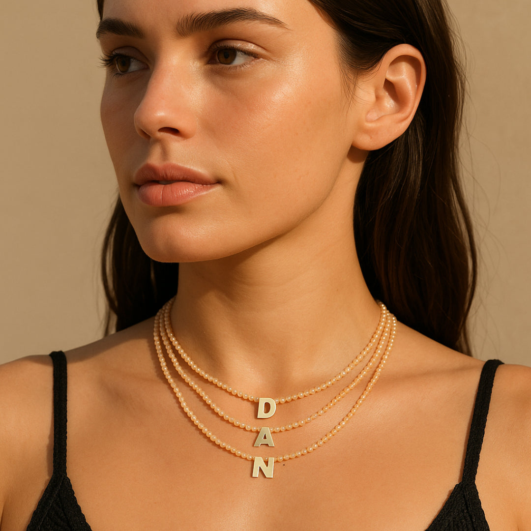 Ocean Initial Necklace