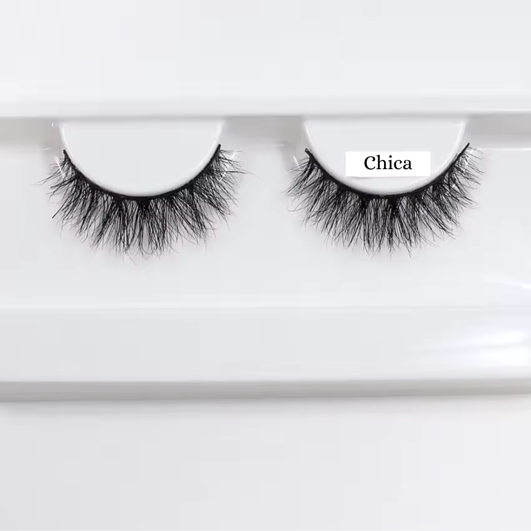 Natural Mink Wispy Fluffy Eyelashes
