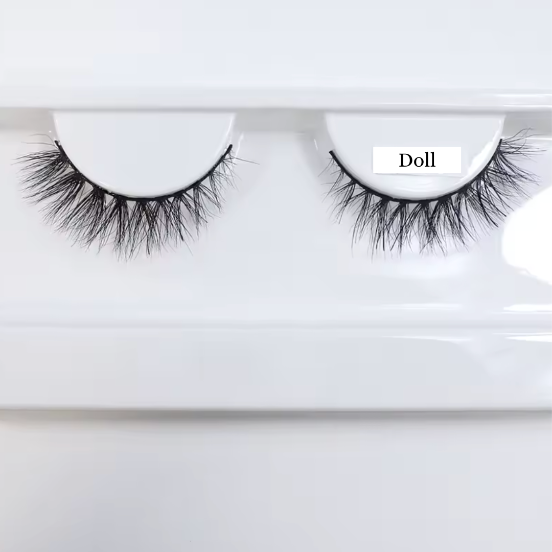 Natural Mink Wispy Fluffy Eyelashes