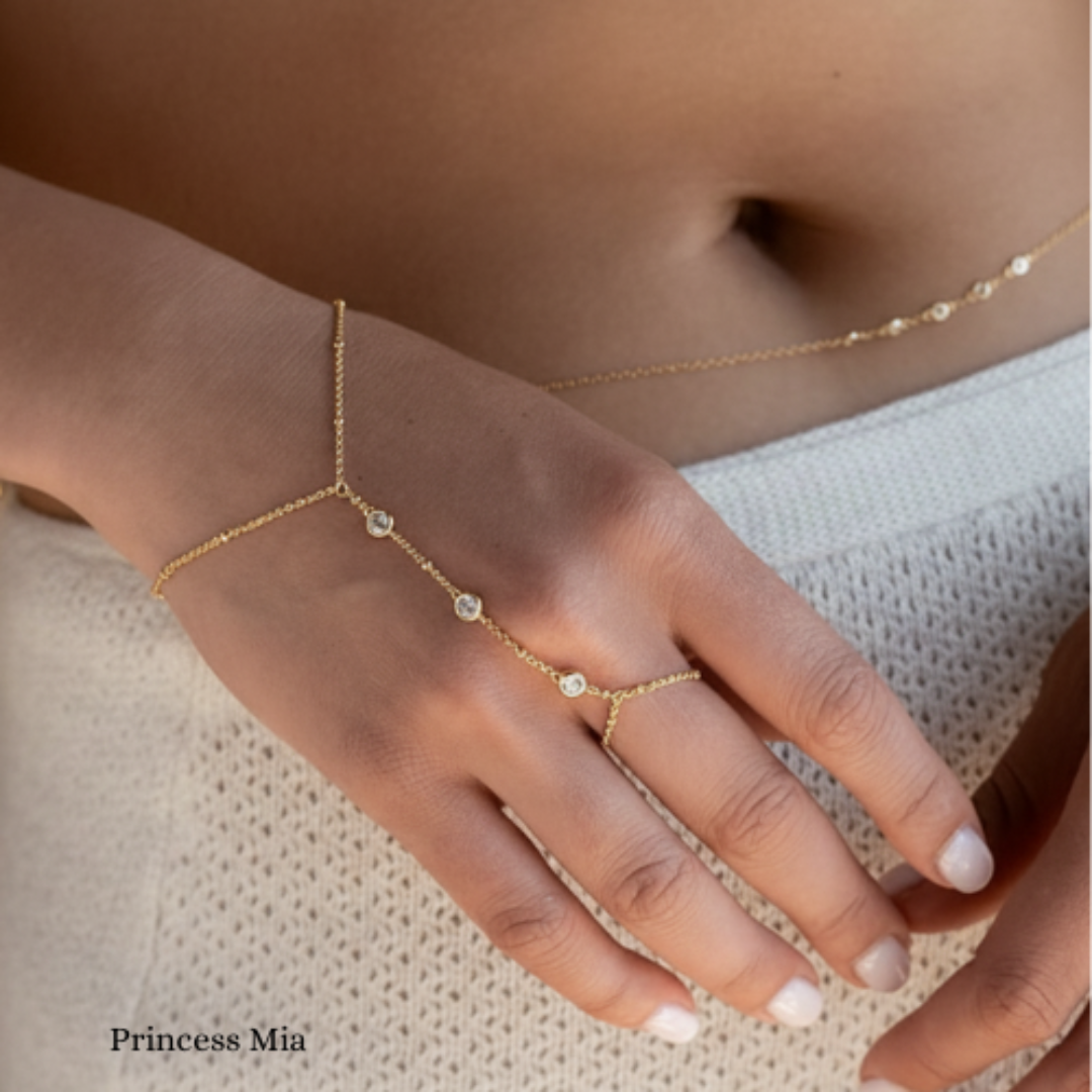 hypoallergenic stainless steel gold chain bracelet