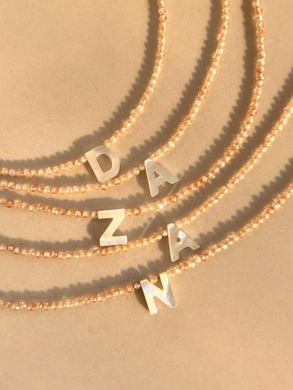 Ocean Initial Necklace