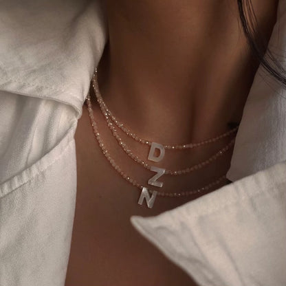 Ocean Initial Necklace