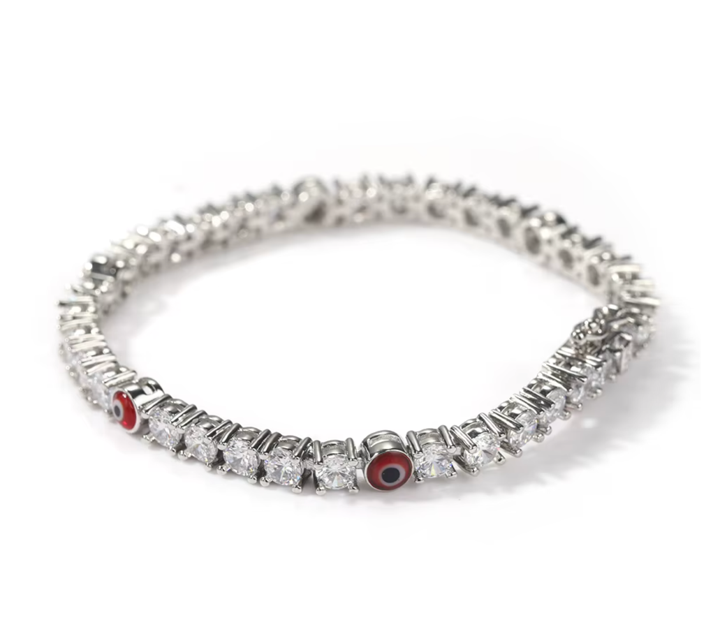 Evil Eye Tennis Bracelet