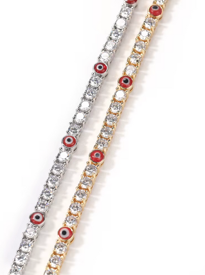 Evil Eye Tennis Bracelet