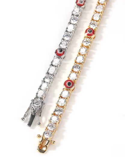 Evil Eye Tennis Bracelet
