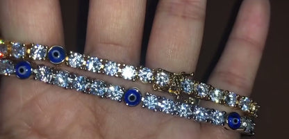 Evil Eye Tennis Bracelet